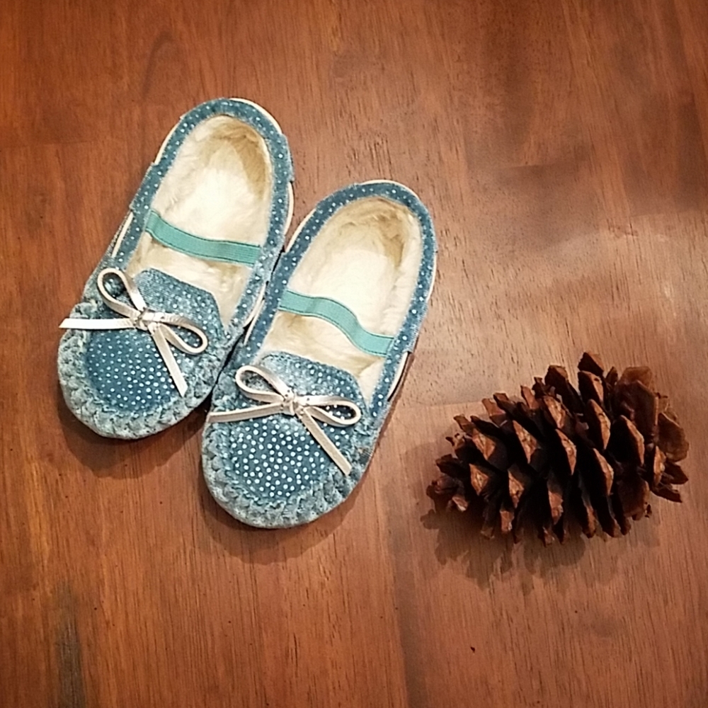 Toddler slip on moccasins